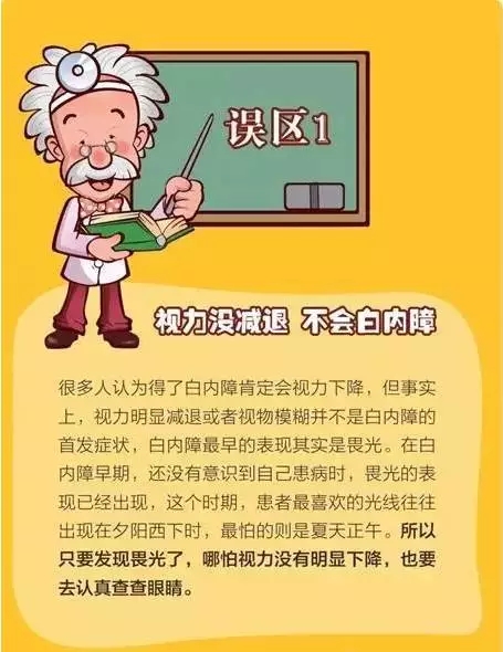 你對(duì)白內(nèi)障的誤解有多深？