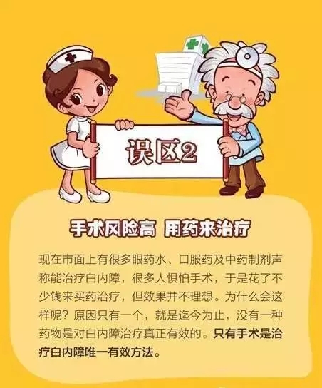 你對(duì)白內(nèi)障的誤解有多深？