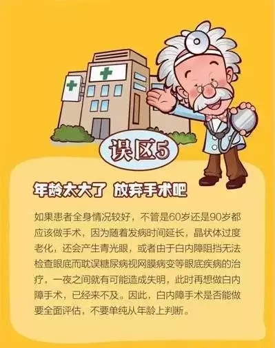 你對(duì)白內(nèi)障的誤解有多深？