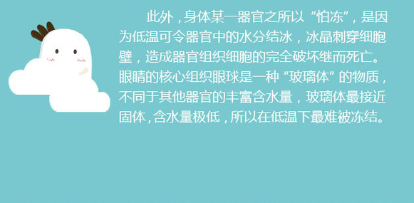告訴你個(gè)“小秘密”：為什么眼睛不怕冷？